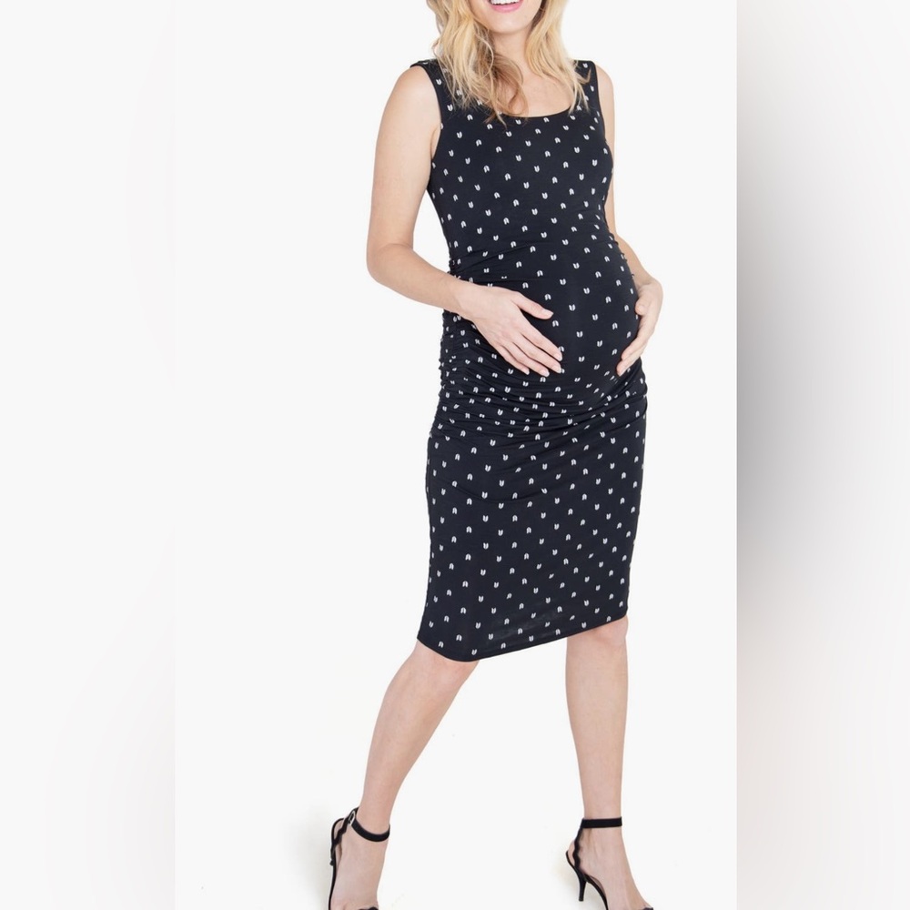 Ruched maternity tank dress - Ingrid & Isabel
